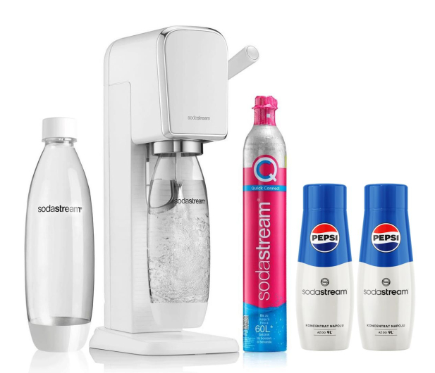 SodaStream ART WHITE + 2x SYROP PEPSI - 1091793 - zdjęcie